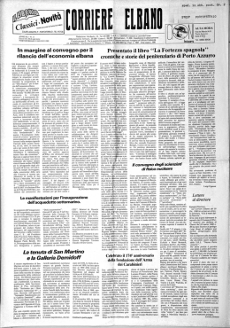 Page 1 CALMA MAZZINI.9 PORTOFERRAIO TEL. QUISS ANNÃD