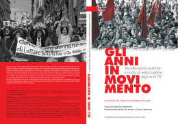 Manifestazioni politiche e sindacali nella Calabria degli anni `70