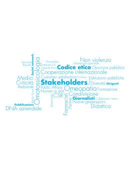 Naviga il bilancio tramite la Nuvola di Keywords