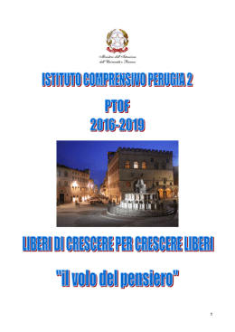 Ptof_Triennio 2016-2019 - Istituto comprensivo Perugia 2