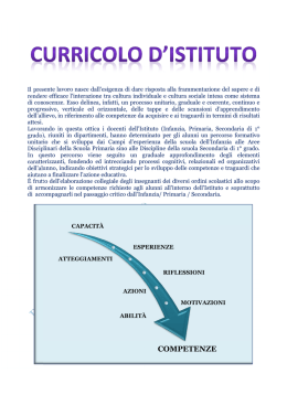 competenze - Istituto Comprensivo di Castelcivita