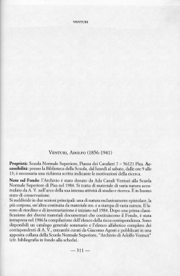 venturi, adolfo (1856-1941)