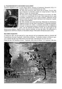 Documentazione storica tratta da `Numero Unico`