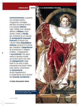 Napoleone, la massoneria e il Regno d`Italia