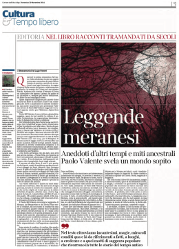 Leggende meranesi - Edizioni Alpha Beta Verlag