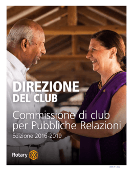 DEL CLUB Commissione di club per Pubbliche Relazioni