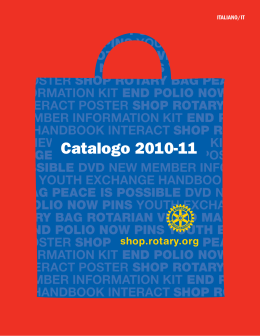 Catalogo shop rotary