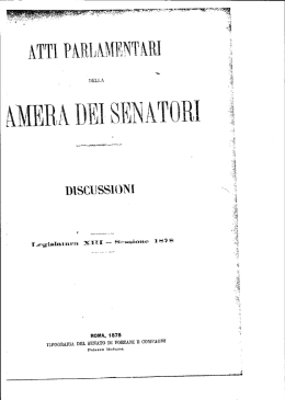 Indice dell`Attivit&agrave; Parlamentare