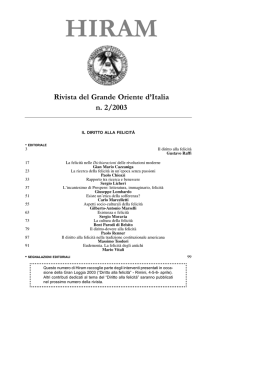 Scarica il pdf - Grande Oriente d`Italia