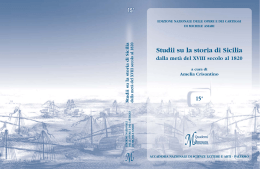 Studii su la storia di Sicilia dalla met&agrave; del XVIII