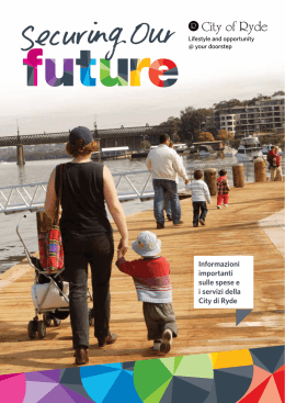 Informazioni importanti sulle spese e i servizi della City di Ryde