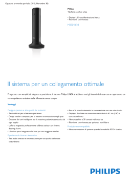 Product Leaflet: Telefono cordless Linea