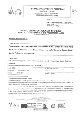 Creazione punti panoramici