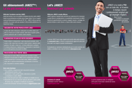 JANZZ flyer d`informazione (industria automobilistica)