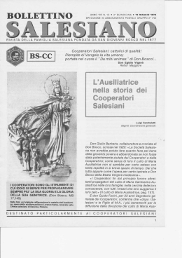 Jj \~ J - Bollettino Salesiano