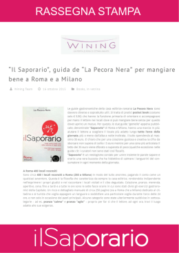 Wining.it - La Pecora Nera