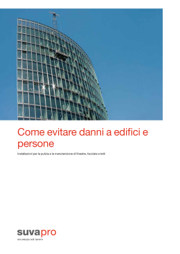 Come evitare danni a edifici e persone finestre e facciate