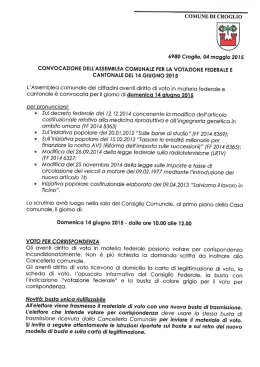 COMUNE DI CROGLIO