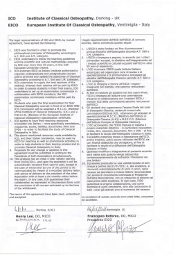 ICO Institute of Classical Osteopathy, Dorking &mdash; UK EICO European