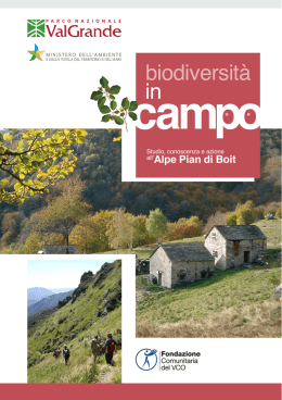 versione in formato pdf. - Parco Nazionale Val Grande