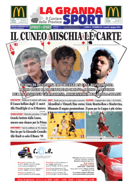 N&deg; 20 &ndash; La Granda Sport del 02/06/2014