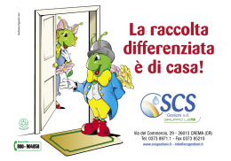 La raccolta differenziata &egrave; di casa!