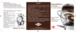 Istruzioni - Inoxriv SpA