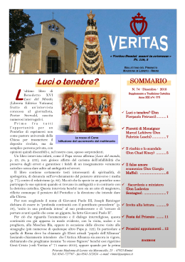 Veritas n° 74 - Fraternità Sacerdotale San Pio X