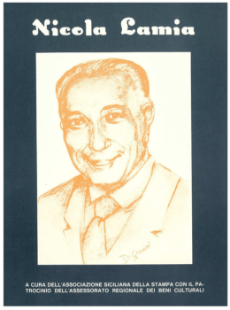 LA STORIA IL CUORE. Art. di Ferruccio Centonze