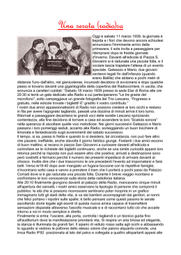 Una serata (radio) - Le Radio di Sophie