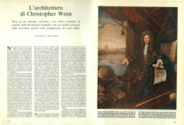 L`architettura di Christopher Wren