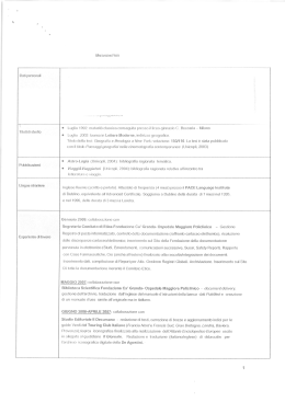 Dati personali - Fondazione IRCCS Ca` Granda
