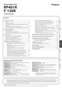 Sommario Manuale dell`utente
