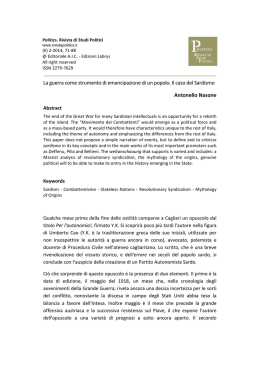 La guerra come strumento di emancipazione di un popolo. Il caso