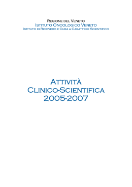 Scarica lo Scientific Report 2005 - 2007 in formato PDF