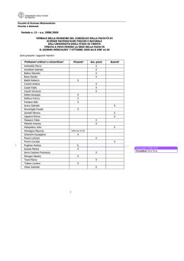 verbale_n.12_7-10-09 - Universit&agrave; degli Studi di Trento