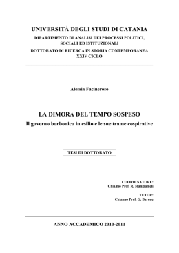 universit&agrave; degli studi di catania la dimora del tempo sospeso