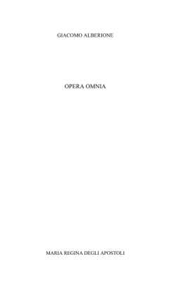 Opera Omnia - Famiglia Paolina