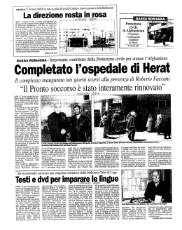 4 gennaio 2006 - Rassegna Stampa