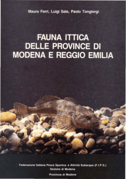 fauna ittica delle province di modena e reggio emilia - AEOP