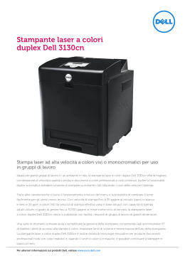 Stampante laser a colori duplex Dell 3130cn