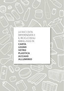 La raccolta differenziata: Linee guida per gli imballaggi