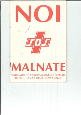 Noi SOS (Notiziario interno) A01 Marzo 1984