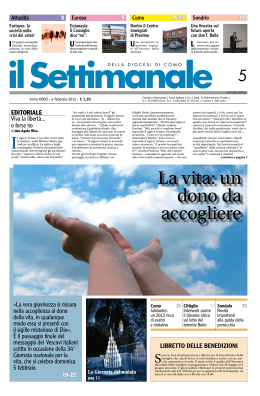 Numero Completo - Diocesi di Como