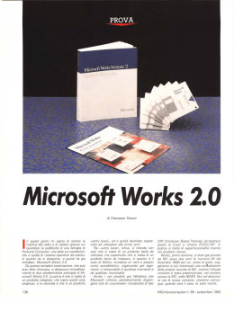 Microsoft Works 2.0