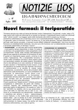 n. 18 - luglio 2005 - Lega Italiana Osteoporosi