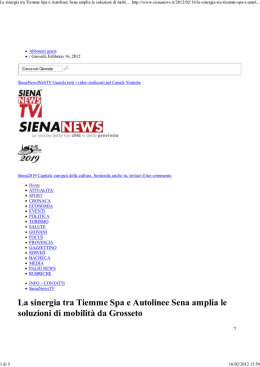 SienaNews.it