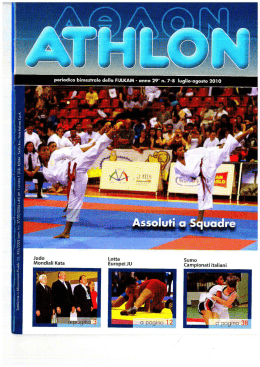 Page 1 bimestrale della F P iali Kata Mond Page 2 &bdquo;et Una gamma