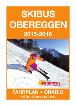 skibus obereggen