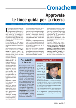 Cronache - Consiglio regionale del Piemonte